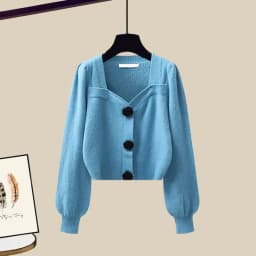 Fashion Casual Suit Women 2023 Autumn and Winter New Korean Style Temperament Age Reducing Sweater Dress Two-piece Set