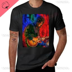 Gary Moore Wild Frontier'87 Fashionable street casual trend Comfortable summer all-purpose T-shirt for men and women