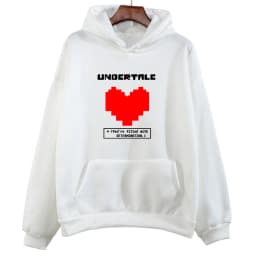 Undertale Game You're Filled with Determination Hoodies Women Casual Long Sleeve Sweatshirt for Winter/autumn Hooded Hoodie Girl