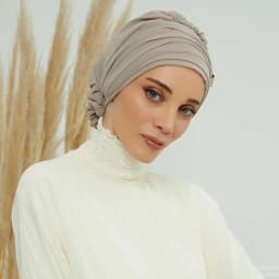 Plain Muslim Instant Turban Hat Inner Hijabs Caps Women Islamic Bandana Bonnet India Hats Female Headwrap Turbante Mujer Flower