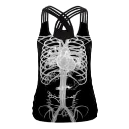 NADANBAO 2025 Summer Women Sling Top Shirt Hallowenn Gothic Witchy Print Street Style Tank Tops Sleeveless Slim Sexy Vest Female