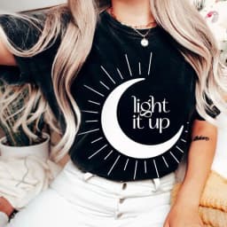 Light It Up T-shirt Women Crescent City HOSAB Danika T Shirt Graphic House of Earth and Blood Tshirt Sarah J Maas Bookish Tees