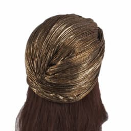 Fashion Women Gold Silver Diamond Jewelry Turban Cap Muslim Glitter Hijab Bonnet Pleated India Caps Ladies Hair Accessories Hat