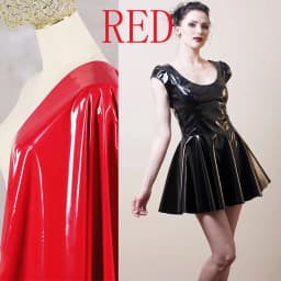 Gothic Faux Latex Mini Dress Women Sexy PVC Pleated A-line Dress Ladies Slim Short Sleeve Low Neck Wet Look Dress Summer Custom