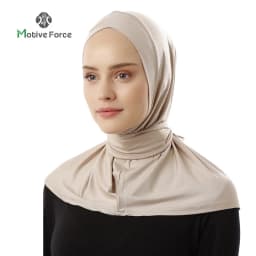 Muslim Modal Sport Hijab Abaya White Head Scarf Hijabs For Woman Abayas Women Jersey Turbans Islamic Turban Wrap Instant shawl