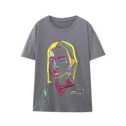 Women's Cotton T-shirt Summer 2025 High Quality Short Sleeve Tee Y2k Streetwear Fashion Shirts T Shirt Female Ladies Tops