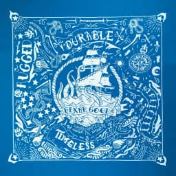 Nautical Print High Quality Hip Hop Cotton Square Scarf Men Bandana Scarf Headband Paisley Gifts For Boys/Girls
