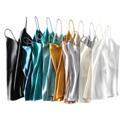 Summer Crop Top Women Camis Silk Satin Tank Top Women Camisole Sleeveless Vest Roupas Femin Cropped 2024 Cropped Top Binder Tran