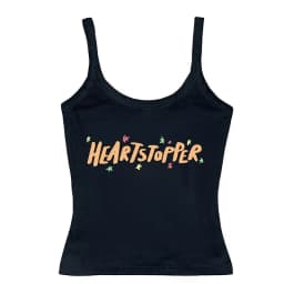 Vintage Graphic Heartstopper Letter Print T-Shirt Women Streetwear Short Sleeve Slim Crop Top Sexys Femme Summer Tank Top Y2K