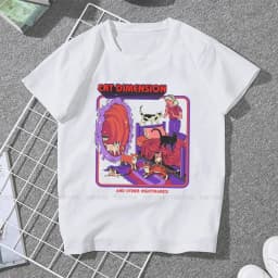 Portal Game Chell Atlas P-Body Women T Shirt The Cat Dimension Female Tops Harajuku Kawaii Tees Ladies 5XL Cotton Tshirt
