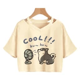 Streetwear Funny Cat T Shirt Crop Top Women Shirt Cropped Graphic Ulzzang T-shirt 90s Tshirt Top Tee Female Gothic