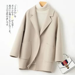 High-Quality Autumn And Winter Double Sided Wool Coat Women's Short Outwear 2024 New Loose Cocoon Type Wool Coat Appear Slim