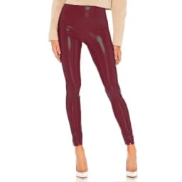 Faux Leather Purple Women Shiny PVC Pants Sexy Slim Leggings Latex Stretchy High Waist PU Bodycon Pants NEW Summer Trousers