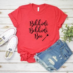 Funny Bibbidi Bobbidi Boo T-Shirt Bibbidi Bobbidi Brew Magic Shirt Women Maternity Shirts Matching Tee Family Vacation Tees