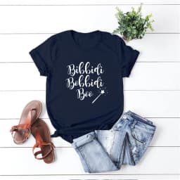Funny Bibbidi Bobbidi Boo T-Shirt Bibbidi Bobbidi Brew Magic Shirt Women Maternity Shirts Matching Tee Family Vacation Tees