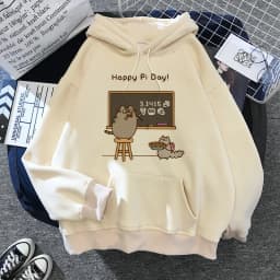2020 Funny The Cat Hoodie Women Fashion Kawaii Korean Harajuku Sweatshirt Female 90s Cartoon Clothes Female Hood Oversized Girls