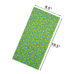 Brazil Flag Printed Cycling Head Bandana Anti-UV Fishing Scarf Unisex Neck Gaiter Seamless Face Cover Hiking Headwear Balaclava