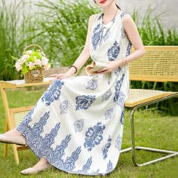 New Fashion 2026 Summer Print Women Short Sleeve Cotton Plus Size Women Clothing Dress Ladies Large Size Vestidos dresses