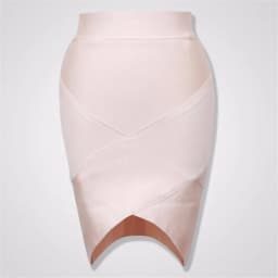 High Quality Ladies Rayon Thick Short Bandage Skirt Cocktail Party Cute Mini Skirt
