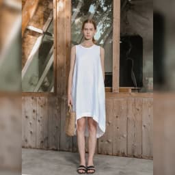 100% Linen Summer Vest Dress Women's 2026 Spring New Asymmetric Hem Chic Sleeveless Linen Dresses Female Vestidos