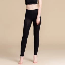 Birdtree Women High Waist Leggings 50%Silk 30%Cotton 20%Spandex Solid Slim Thicken Leggings Bottoming Pants 2026 New B37126QC