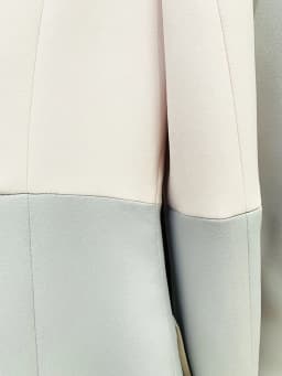 HIGH STREET Newest 2026 S/S Runway Designer Suit Set Women's Career Fashion Single Button Color Block Blazer Wide Pants Suit