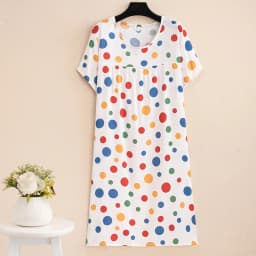 New 2026 Casual Vintage Summer Dress For Women Print Flowers Short Sleeve O-neck Dresses printing Ladies Party Dress