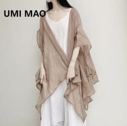 UMI MAO Chinese Style Coat 2023 Spring Summer New Design Clear Cold Wind Flowing Sun Protection Shirt Cardigan Overcoat