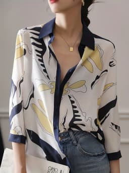 Fashion ladies shirts France style woman blouses 2025 Spring Summer half sleeve Tops blusa mujer
