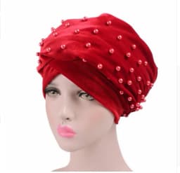 Rhinestone Velvet Muslim Scarf Hijab Ready to Wear Turban Caps African Hat Women's Head Wraps Female Headscarf Bonnet