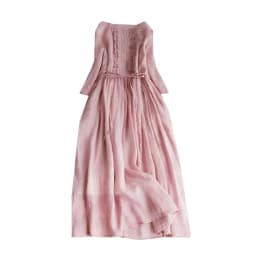 2026 New cotton linen Short Sleeve Vintage Summer Dress sashes Slim Elegant Lady Work Dress Women Casual Midi Dress