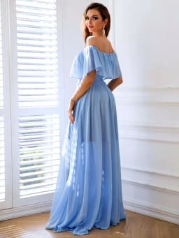 Sexy Backless Chiffon Maxi Summer Dress Women Elegant Long Prom Evening Dresses Luxury Woman Beach Birthday Party Dress Vestidos