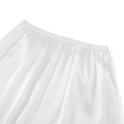 Satin Underskirt Women's Solid Color Elastic Waist Lace Trim Skirt for Under Dresses Anti-Penetrating Lining Petticoat