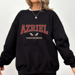 Acotar Azriel Shadowsinger Sweatshirt Bat Boys Wings Fan Club Women's Hoodie Book Reader Pullover Stretwear Womans Clothing