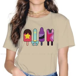 Steven Universe Animation Science Fiction TShirt for Woman Girl 5XL He Crystal Gems Soft Leisure Sweatshirts T Shirt Novelty