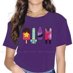 Steven Universe Animation Science Fiction TShirt for Woman Girl 5XL He Crystal Gems Soft Leisure Sweatshirts T Shirt Novelty