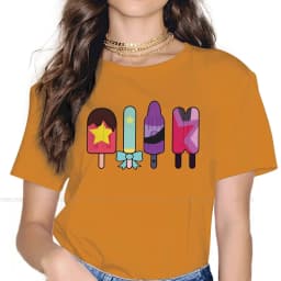Steven Universe Animation Science Fiction TShirt for Woman Girl 5XL He Crystal Gems Soft Leisure Sweatshirts T Shirt Novelty
