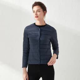 Schinteon Women Ultralight Down Jacket 90% White Duck Down Slim Coat Thin Inner Bottoming Short Garment Winte Autumn Outwear