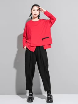 Amax luluE 2025 Spring Korean Women Fashion Tops Loose Tee Shirts Ladies Classic Vintage Casual O Neck Solid Punk Cotton Clothes
