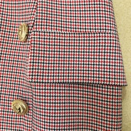 HIGH STREET Newest 2026 Fashion Designer Skirt Women's Lion Buttons Houndstooth Mini Skirt