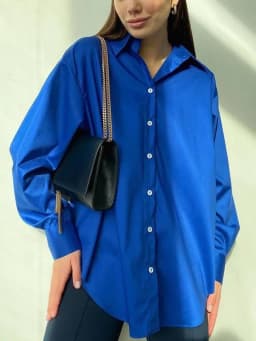 Women's Shirt Beautiful Cotton Oversized Candy Colors Shirts & Blouses Long SleevesSolid Green Blouses for Women Fashion 2026