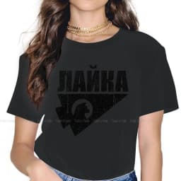 Kate Bishop 4XL TShirt for Girl Laika First Space Dog Creative Graphic T Shirt Stuff Ofertas