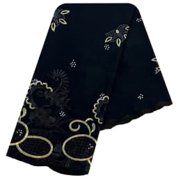 African Women Scarfs 2024 Fashion Hot Sale Big Circle Design Big Embrodiery Cotton Big Size Muslim Scarf for Shawls Pashmina