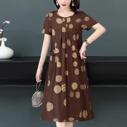 New Fashion Summer Women For women 2023 Plus Size Dress Casual Vintage Elegant Floral Dresses Woman Clothes