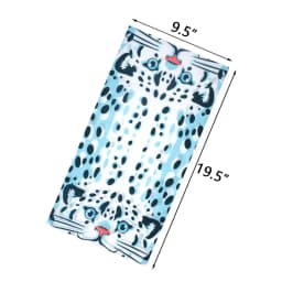 Animal Printed Neck Gaiter Bandana Leopard Pattern Tube Scarf for Women Men Headband for Cycling Hunting Hiking Camping Biking