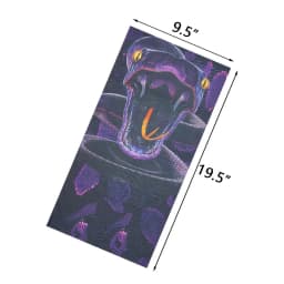 Animal Printed Neck Gaiter Bandana Leopard Pattern Tube Scarf for Women Men Headband for Cycling Hunting Hiking Camping Biking