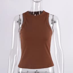 Tank Tops Women Yellow Casual Vest Sleeveless Camis Shoulder Women's Tank Top Ribbed Knitted Tops Summer Woman Shirts Tank Top