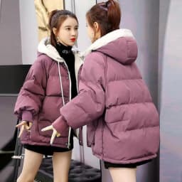 Female New Down Cotton Clothing Jacket 2025 Winter Women Short Cotton Clothing Loose Student Of Facial Bag Clothing Jacket A279