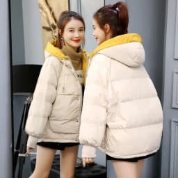 Female New Down Cotton Clothing Jacket 2025 Winter Women Short Cotton Clothing Loose Student Of Facial Bag Clothing Jacket A279