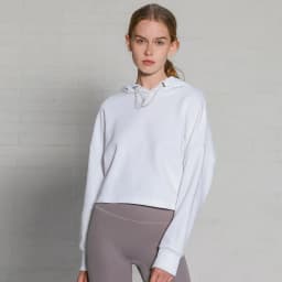 100% Cotton Oversize Hoodies Women Long Sleeve Jogger Yoga Ladies Sweatshirt Harajuku Streetwear Pullovers